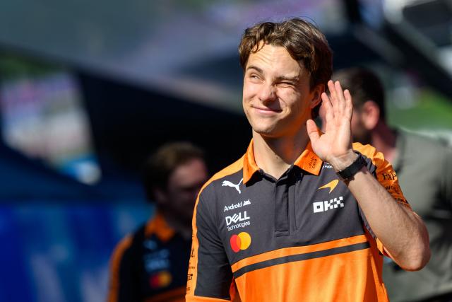 McLaren's Australian driver Oscar Piastri arrives to the Formula One Austrian Grand Prix at the Red Bull Ring race track in Spielberg, Austria on June 28, 2026. (Photo by MAX SLOVENCIK / APA / AFP) / Austria OUT