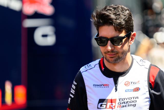 Haas F1 Team's French driver Esteban Ocon arrives to the Formula One Austrian Grand Prix at the Red Bull Ring race track in Spielberg, Austria on June 28, 2026. (Photo by MAX SLOVENCIK / APA / AFP) / Austria OUT