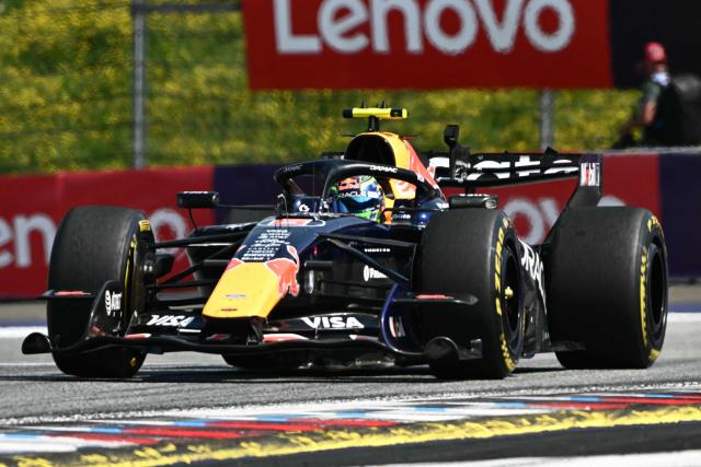 Red Bull Racing's French driver Isack Hadjar competes during the Formula One Austrian Grand Prix at the Red Bull Ring race track in Spielberg, Austria on June 28, 2026. (Photo by Joe Klamar / AFP)
