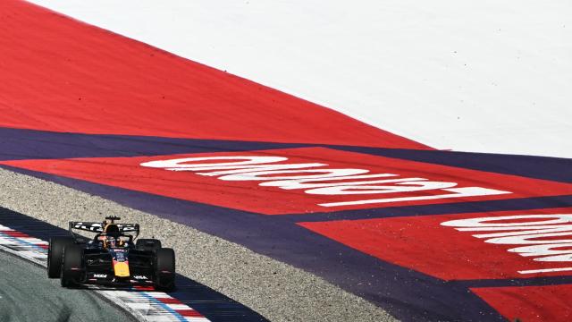 Red Bull Racing's Dutch driver Max Verstappen competes during the Formula One Austrian Grand Prix at the Red Bull Ring race track in Spielberg, Austria on June 28, 2026. (Photo by Joe Klamar / AFP)