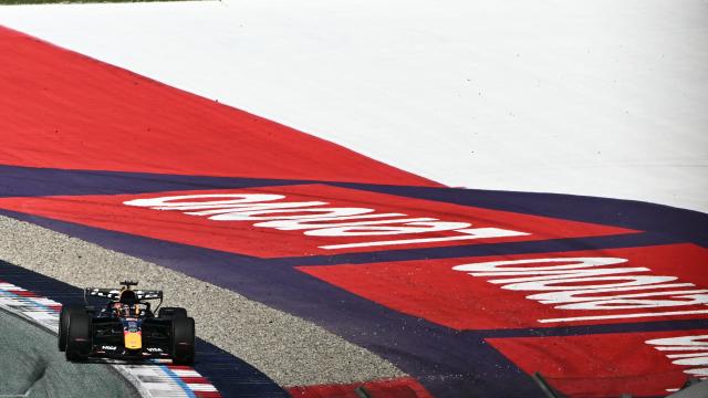 Red Bull Racing's Dutch driver Max Verstappen competes during the Formula One Austrian Grand Prix at the Red Bull Ring race track in Spielberg, Austria on June 28, 2026. (Photo by Joe Klamar / AFP)