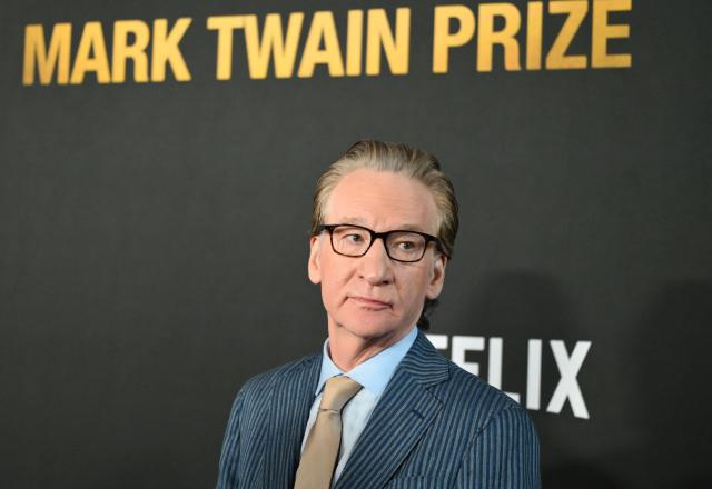Mark Twain Prize Recipient US TV host and comedian Bill Maher arrives for the 27th Mark Twain Prize for American Humor Gala at the Kennedy Center in Washington, DC, on June 28, 2026. (Photo by Alex WROBLEWSKI / AFP)