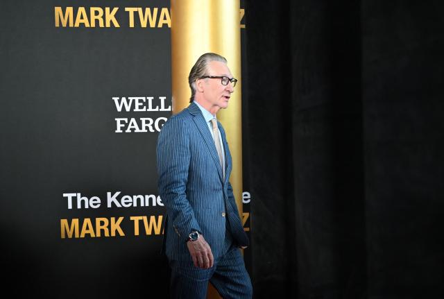 Mark Twain Prize Recipient US TV host and comedian Bill Maher arrives for the 27th Mark Twain Prize for American Humor Gala at the Kennedy Center in Washington, DC, on June 28, 2026. (Photo by Alex WROBLEWSKI / AFP)