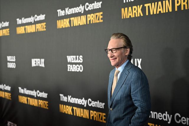 US comedian Bill Maher arrives for the 27th Mark Twain Prize for American Humor Gala at the Kennedy Center in Washington, DC, on June 28, 2026. (Photo by Alex WROBLEWSKI / AFP)