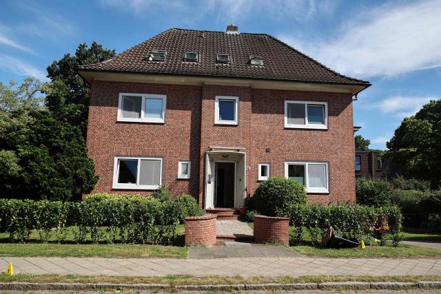 Picture taken on June 29, 2026 shows a youth centre where a shooting took place in Stade, northern Germany, a city some 50 kilometres west of Hamburg. German police said six people were killed and others injured on June 29, 2026 in a shooting in a youth welfare facility in the northern city of Stade. Two people were arrested, including the suspected shooter, and there was now "no danger to the public", local police said in an update around 1215 GMT. (Photo by Ibrahim OT / AFP)