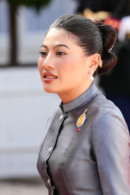 Princess of Thailand Sirivannavari Nariratana arrives ahead of a meeting at The Elysee Presidential Palace in Paris on June 29, 2026. (Photo by Dimitar DILKOFF / AFP)