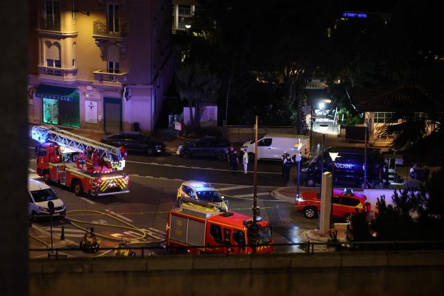 Monaco emergency services are deployed near the site of an explosion in a residential building in Monaco, near the French border, on June 29, 2026. A Ukrainian oligarch, Vadim Ermolaev, was injured along with two other people, in the explosion of an explosive device in Monaco in the evening, a source close to the investigation told AFP. The blast at a residential building was "very likely an attack", Monaco's Minister of State (head of government) said. Public prosecutor said a suspect had left a bag or package in the building's lobby before leaving. Two adults, including Mr. Ermolaev, are in critical condition, and a 13-year-old adolescent sustained less serious injuries. (Photo by Valery HACHE / AFP)