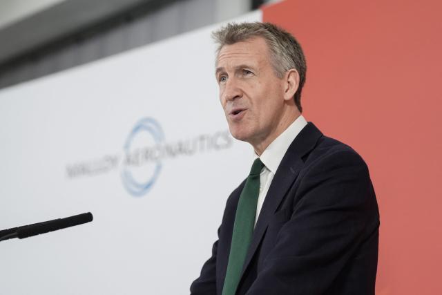 Britain's Defence Secretary Dan Jarvis in Berkshire west of London, on June 30, 2026, following the publication of long-delayed Defence Investment Plan (DIP). Outgoing Prime Minister Keir Starmer announced on June 30, his long-delayed plan for funding Britain's future defence needs, with increased money for drones and autonomous systems. (Photo by Stefan Rousseau / POOL / AFP)