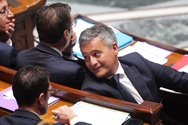 France's Justice Minister Gerald Darmanin attends a session of questions to the government at The National Assembly, France's lower house of parliament in Paris on June 30, 2026. (Photo by Kenzo TRIBOUILLARD / AFP)