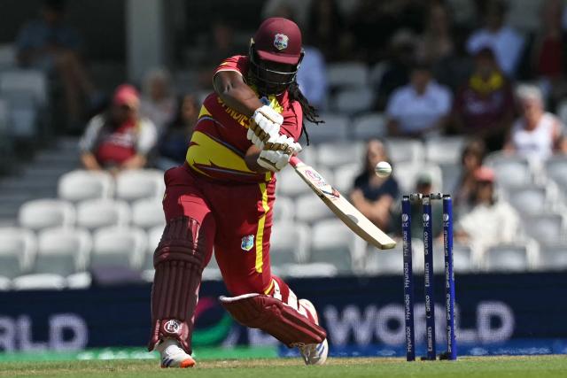 West Indies' Qiana Joseph plays a shot during the ICC Women's T20 cricket world cup 2026 semi-final game between Australia and West Indies, at The Oval in London on June 30, 2026. (Photo by JUSTIN TALLIS / AFP)