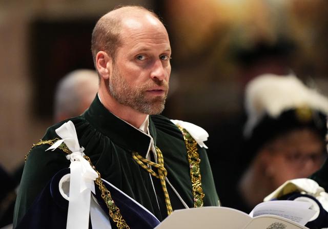 Britain's Prince William, Prince of Wales attend the Thistle Service at St Giles' Cathedral, Edinburgh, Scotland on July 1, 2026. (Photo by Aaron Chown / POOL / AFP)