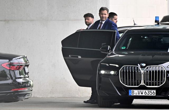 German Finance Minister and Vice Chancellor Lars Klingbeil from Germany's social democratic SPD party arrives on July 1, 2026 at the Chancellery in Berlin, Germany, to attend a meeting with the government's coalition committee on a series of reforms. (Photo by Tobias SCHWARZ / AFP)