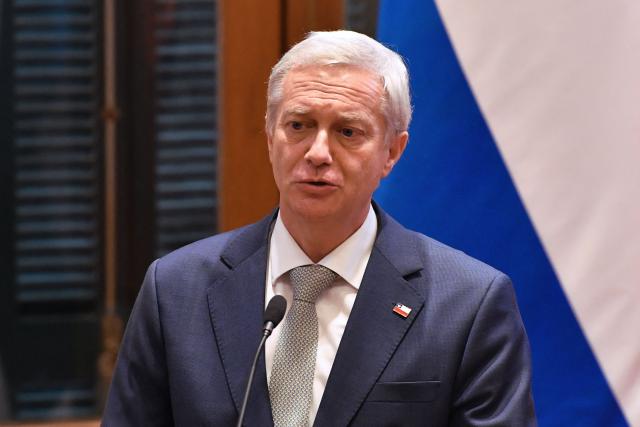 Chile's President Jose Antonio Kast speaks during a joint press conference with Paraguay's President Santiago Pena (out of frame) in Asuncion on July 1, 2026. (Photo by DANIEL DUARTE / AFP)
