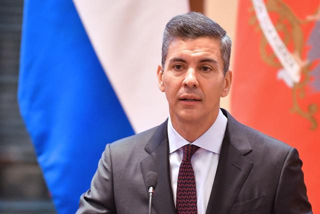 Chile's President Jose Antonio Kast speaks during a joint press conference with Paraguay's President Santiago Pena (out of frame) in Asuncion on July 1, 2026. (Photo by DANIEL DUARTE / AFP)