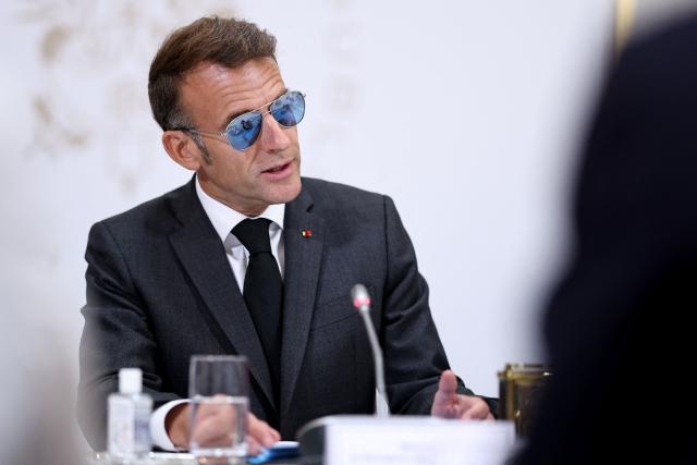 France's President Emmanuel Macron chairs the fifth follow-up meeting on combating drug trafficking at the Elysee presidential Palace in Paris on July 2, 2026. (Photo by SIMON WOHLFAHRT / POOL / AFP)