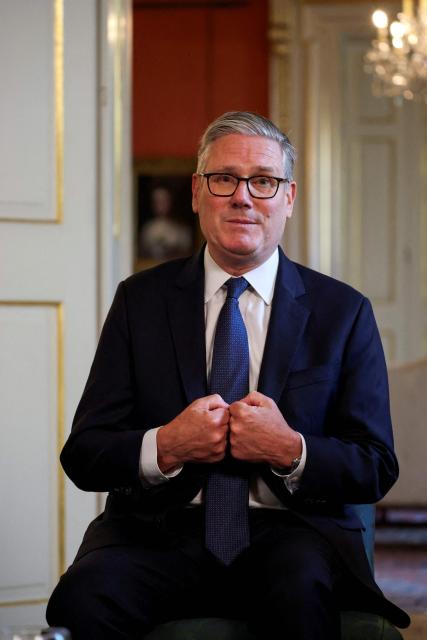 Britain's Prime Minister Keir Starmer attends a meeting with campaigners to discuss historical forced adoption, at Downing Street in London on July 2, 2026. (Photo by Isabel Infantes / POOL / AFP)