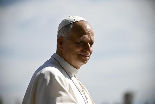 (FILES) Pope Leo XIV arrives for the weekly general audience at St Peter's Square in The Vatican on June 24, 2026. The Vatican on July 2, 2026 excommunicated six bishops from the ultraconservative Society of St Pius X and said any lay believers who "formally adhere" to the group would suffer the same fate. The Vatican decree comes a day after the traditionalist breakaway group consecrated four new bishops, defying a plea from Pope Leo XIV not to do so. (Photo by Filippo MONTEFORTE / AFP)