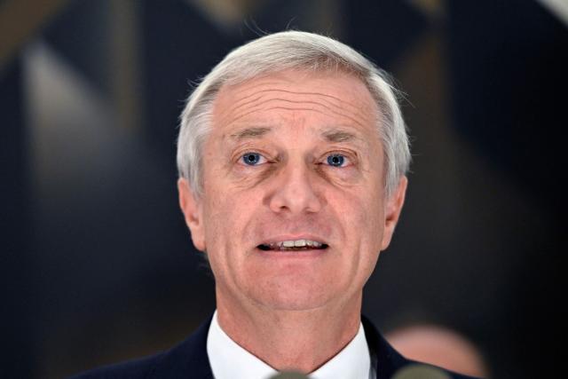 Chile's President Jose Antonio Kast delivers a press conference after a breakfast organized by the Association of Marketing Executives of Uruguay (ADM) in Montevideo on July 2, 2026. Kast is on official visit in Uruguay. (Photo by Santiago Mazzarovich / AFP)