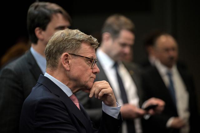 German Foreign Minister Johann Wadephul visits the Volkswagen plant in Sao Bernardo do Campo, Sao Paulo state, Brazil, on July 2, 2026. (Photo by Nelson ALMEIDA / AFP)