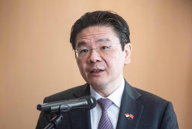 Singaporean Prime Minister Lawrence Wong speaks during a meeting with East Timor's President Jose Ramos-Horta at the Government Palace in Dili on July 3, 2026. (Photo by Valentino Dariell DE SOUSA / AFP)