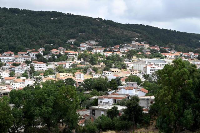 This picture shows a view of the village of Ain Draham in northwestern Tunisia's Jendouba governorate on July 3, 2026. (Photo by FETHI BELAID / AFP)