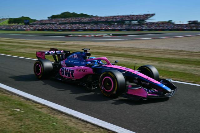 Alpine's French driver Pierre Gasly leaves the track during the sprint qualifying session ahead of the Formula One British Grand Prix at the Silverstone motor racing circuit in Silverstone, central England, on July 3, 2026. (Photo by Andrej ISAKOVIC / AFP)