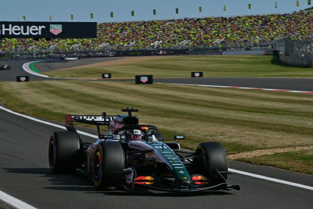 McLaren's Australian driver Oscar Piastri leaves the track during the sprint qualifying session ahead of the Formula One British Grand Prix at the Silverstone motor racing circuit in Silverstone, central England, on July 3, 2026. (Photo by Andrej ISAKOVIC / AFP)