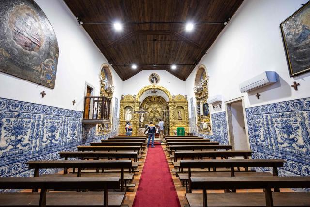 The Parish Church of Sao Domingos de Gusmao - Vale de Figueira is seen equipped with air conditioning in Santarem, Portugal, on July 3, 2026. Parts of Portugal are under red alert due to forecast high temperatures in the coming days after being relatively spared by the recent European heatwave, with the IPMA weather agency placing regions including Leiria and Coimbra on alert through Friday as temperatures could reach 44°C in some areas. (Photo by HENRIQUE CASINHAS / AFP)