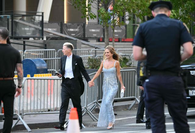 People arrive at Madison Square Garden, the reported venue for the wedding celebrations of pop singer Taylor Swift and pro-athlete Travis Kelce, in New York City on July 3, 2026. Swift and Kelce's official wedding plans are tightly under wraps, but New York is bracing to host the celebrity marriage of the year this week at Madison Square Garden. The wedding will reportedly take place Friday with a star-studded guest list of around 1,000, including models Gigi Hadid and Cara Delevingne, singer Selena Gomez, and actress Zoe Kravitz -- all known to be close Swift pals -- and Kelce's Kansas City Chiefs teammates. (Photo by ANGELA WEISS / AFP)