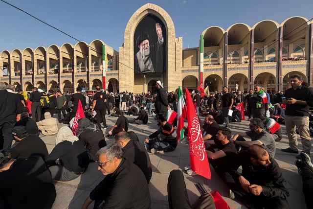 Mourners gather at the Grand Mosalla to pay their final respects to Iran's slain supreme leader Ayatollah Ali Khamenei at the start of his funeral ceremonies in Tehran on July 4, 2026. Iran officially began on July 4 morning six days of public funeral ceremonies for late supreme leader Ayatollah Ali Khamenei, state television reported, with processions due to continue in Iraq before his burial. (Photo by Atta KENARE / AFP) / 