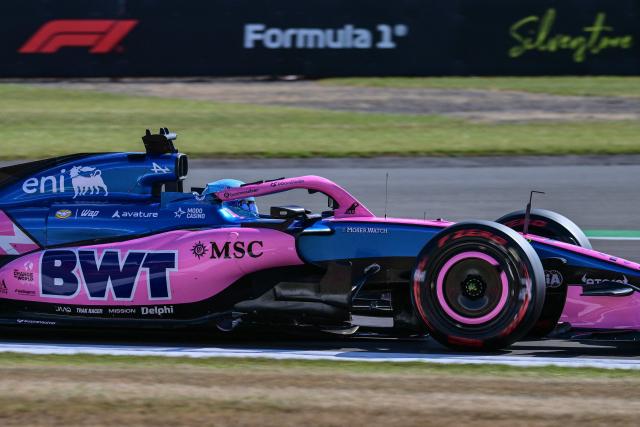 Alpine's French driver Pierre Gasly takes part in the qualifying session ahead of the Formula One British Grand Prix at the Silverstone motor racing circuit in Silverstone, central England, on July 4, 2026. (Photo by Andrej ISAKOVIC / AFP)