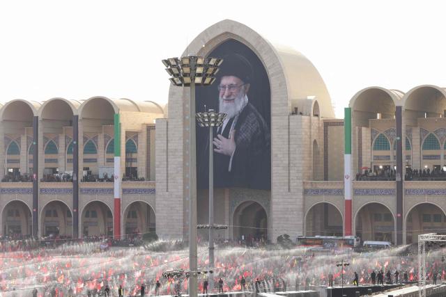 Mourners gather to pray for Iran's slain supreme leader Ayatollah Ali Khamenei during the second day of funeral ceremonies at the Grand Mosalla in Tehran on July 5, 2026. Prayers were held July 5 over the casket of Iran's late supreme leader Ali Khamenei, the second day of funeral ceremonies that have drawn huge crowds to pay their final respects in Tehran. Khamenei ruled the Islamic republic from 1989 until he was killed aged 86 in an airstrike on the first day of the US-Israeli war with Iran on February 28. (Photo by ATTA KENARE / AFP) / 
