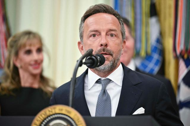 Founder and CEO of Altimeter, Brad Gerstner speaks during the launch of Trump investment accounts in the Oval Office of the White House in Washington, DC, on July 6, 2026. Trump accounts are a new type of tax-deferred investment accounts for children. (Photo by Mandel NGAN / AFP)