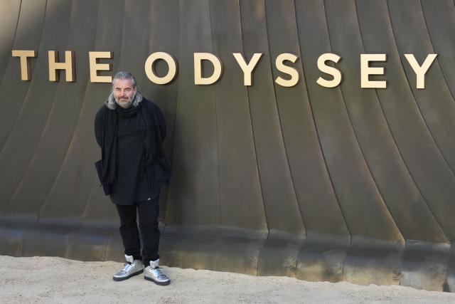 Dutch cinematographer Hoyte Van Hoytema poses upon arrival to attend the red carpet for the world premiere of the film 'The Odyssey' in London on July 6, 2026. (Photo by CARLOS JASSO / AFP)