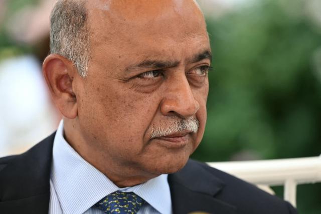 IBM CEO Arvind Krishna attends a Rose Garden Club event on the Rose Garden of the White House in Washington, DC, on July 6, 2026. (Photo by Mandel NGAN / AFP)