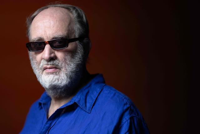 French novelist and screenwriter Serge Joncour poses during a photo session in Paris on July 7, 2026. (Photo by Joel Saget / AFP)