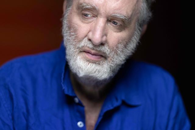 French novelist and screenwriter Serge Joncour poses during a photo session in Paris on July 7, 2026. (Photo by Joel Saget / AFP)