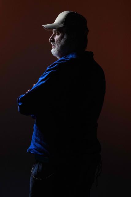 French novelist and screenwriter Serge Joncour poses during a photo session in Paris on July 7, 2026. (Photo by Joel Saget / AFP)