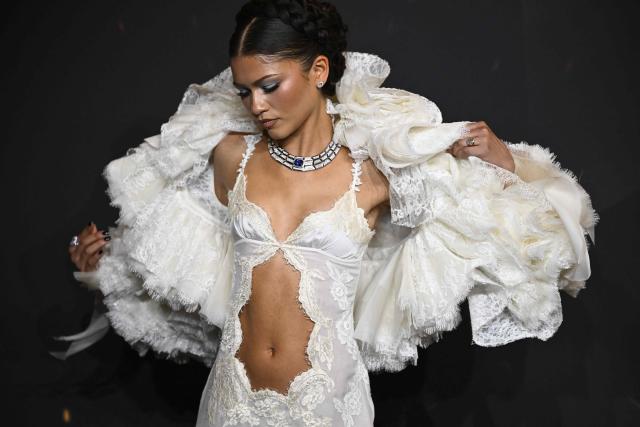 US actress and singer Zendaya poses during a photocall ahead of the premiere of the film 'The Odyssey' at the Grand Rex Cinema in Paris on July 8, 2026. (Photo by JULIEN DE ROSA / AFP)