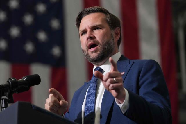US Vice President JD Vance delivers remarks on the administration's work to combat fraud, in Milwaukee, Wisconsin, on July 8, 2026. (Photo by Mark Schiefelbein / POOL / AFP)