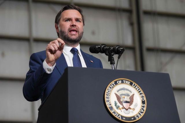 US Vice President JD Vance delivers remarks on the administration's work to combat fraud, in Milwaukee, Wisconsin, on July 8, 2026. (Photo by Mark Schiefelbein / POOL / AFP)