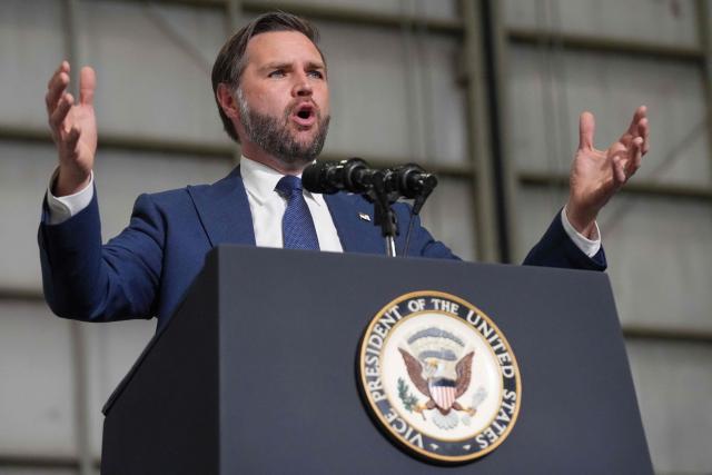 US Vice President JD Vance delivers remarks on the administration's work to combat fraud, in Milwaukee, Wisconsin, on July 8, 2026. (Photo by Mark Schiefelbein / POOL / AFP)