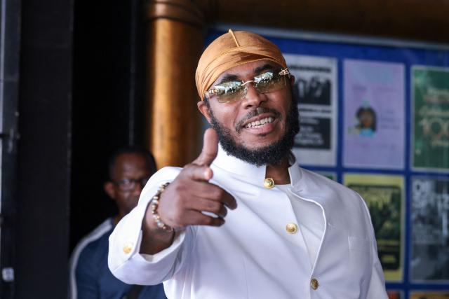 US rapper Flesh-n-Bone from hip hop group "Bone Thugs-N-Harmony" attends the group's Hollywood Walk of Fame star ceremony in the Hollywood neighborhood of Los Angeles on July 8, 2026. (Photo by VALERIE MACON / AFP)