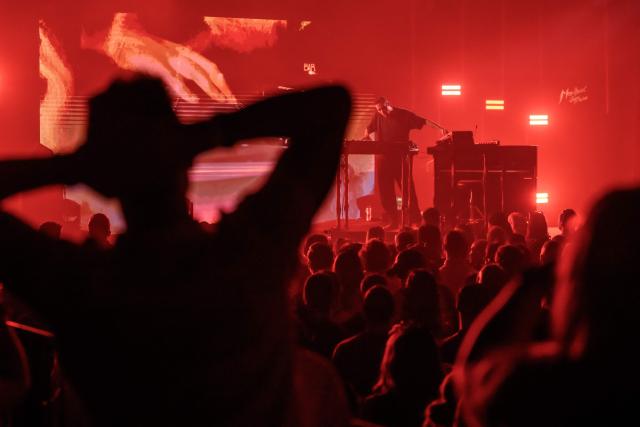 German DJ, producer and remixer Ben Bohmer performs during the 60th Montreux Jazz Festival, in Montreux on July 9, 2026. (Photo by Fabrice COFFRINI / AFP)