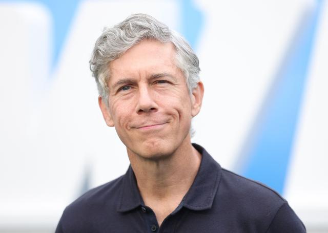 US actor Chris Parnell attends the premiere of Netflix's "The Hawk" at the Directors Village in Los Angeles, on July 9, 2026. (Photo by STEWART COOK / AFP)