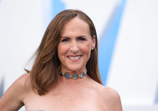 US actress Molly Shannon attends the premiere of Netflix's "The Hawk" at the Directors Village in Los Angeles, on July 9, 2026. (Photo by STEWART COOK / AFP)
