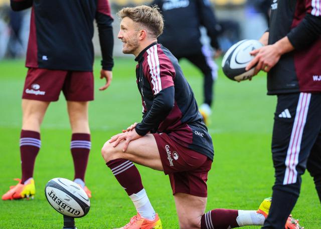 New Zealand's Damian McKenzie (C) attends the captain's run training session in Wellington on July 10, 2026, ahead of the rugby Nations Championship match against Italy. (Photo by Grant Down / AFP)