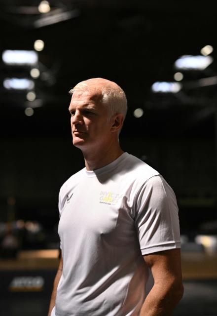 Labour MP for Selly Oak, Al Carns, speaks during an event to mark the 'Invictus Games Birmingham 2027: One Year To Go', at the NEC in Birmingham, central England on July 10, 2026. (Photo by Oli SCARFF / AFP)