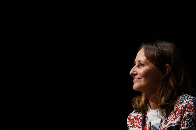 (FILES) France’s former Ecology Minister Segolene Royal takes part in a conference during the LFI summer party conference (AMFIS) in Chateauneuf-sur-Isere, southeastern France on August 25, 2023. Segolene Royal, unsuccessful candidate in the 2007 presidential election and former minister, announced on July 10, 2026 that she would take part in the primary of the socialists, the terms of which were defined during a vote of PS activists. (Photo by JEFF PACHOUD / AFP)
