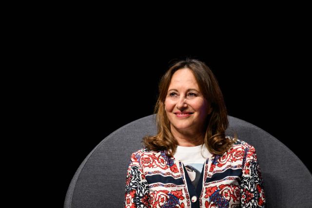 (FILES) France’s former Ecology Minister Segolene Royal takes part in a conference during the LFI summer party conference (AMFIS) in Chateauneuf-sur-Isere, southeastern France on August 25, 2023. Segolene Royal, unsuccessful candidate in the 2007 presidential election and former minister, announced on July 10, 2026 that she would take part in the primary of the socialists, the terms of which were defined during a vote of PS activists. (Photo by JEFF PACHOUD / AFP)